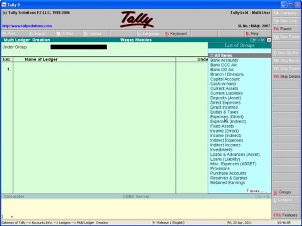Tally Part 11- Urdu Tutorials