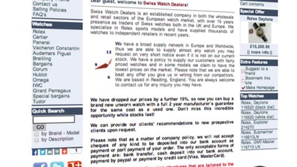 Rolex daytona by Swiss watch dealers