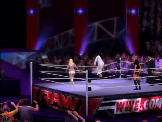 Candice Michelle and Kelly Kelly vs Gail Kim and Lei'd Tapa