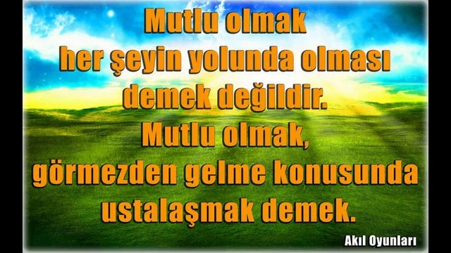 SÖZLER (Özlü ve Güzel Sözler)