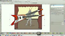 inkscape speed art dibujando caricatura avatar Pigis guitarra en linux fedora 20