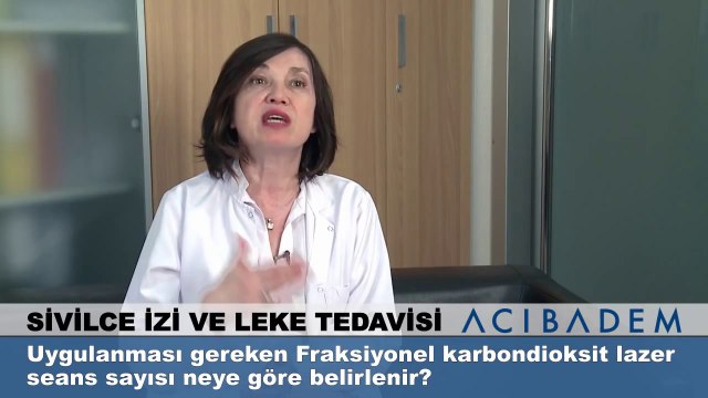 Uygulanması gereken fraksiyonel karbondioksit lazer seans sayısı neye göre belirlenir ?