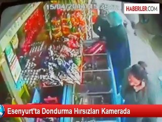 Dondurma Çalan Kadınlar Kameraya Yakalandı