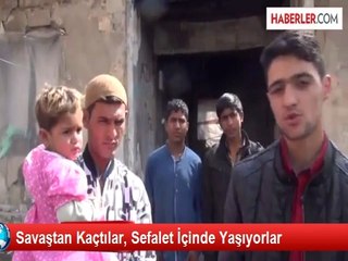 Savaştan Kaçtılar, Kapısız Evde Sefalet İçinde Yaşıyorlar