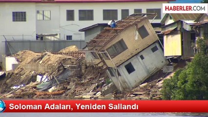 Solomon Adalarında 6,5 Büyüklüğünde Deprem