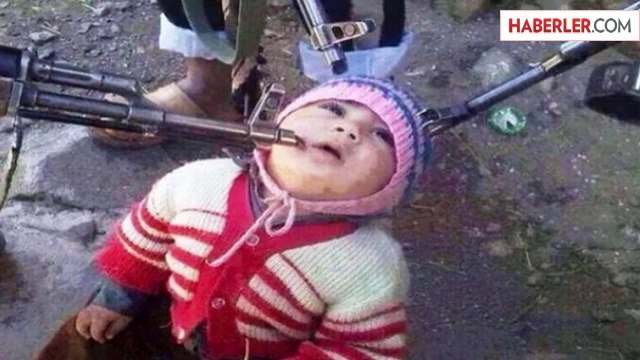 Sosyal Medyada Tepki Çeken Çocuk Rehine Fotoğrafı