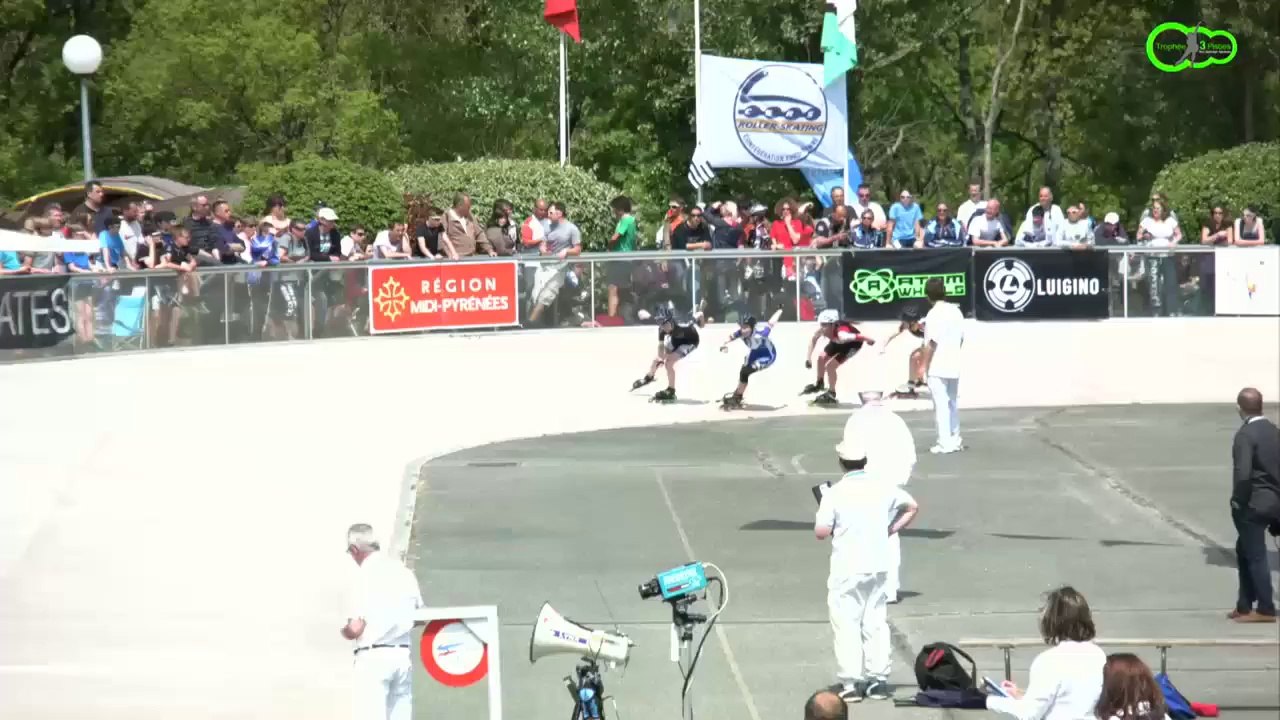 3 Pistes 2014 - Pibrac  1/2 finale 500m - Cadettes -