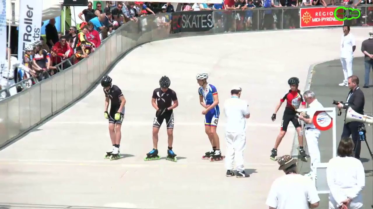 3 Pistes 2014 -Pibrac  1/2 finale 500m - Cadets -