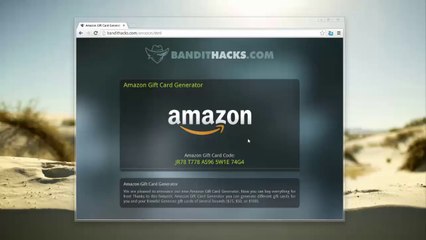 GRATUIT Amazon Gift Card Générateur FREE ONLINE Hack Amazon Gift Card Code Generator 2014