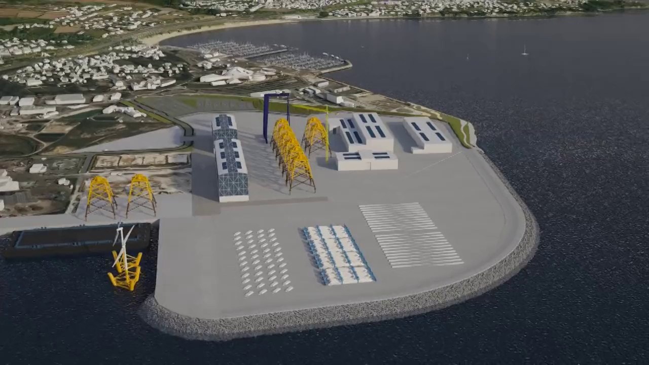 Le futur port de Brest, dédié aux énergies marines