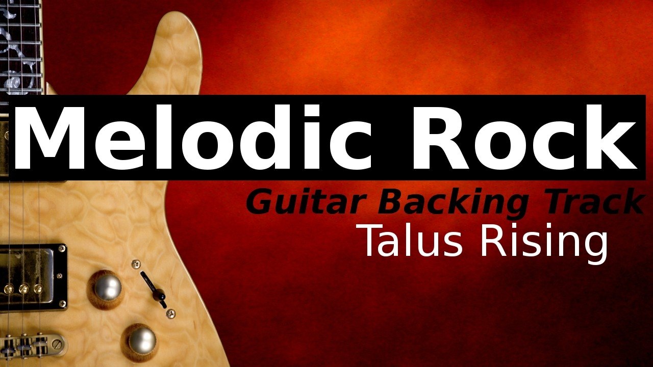 Melodic Rock Backing Track for Guitar in F Major - Talus Rising