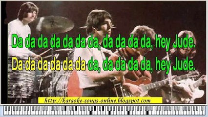 The Beatles - "Hey Jude" free online karaoke song & lyrics.