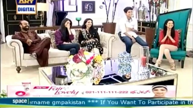 Agha Sikander and nida yasir sharing their bachpan ki gandi adat