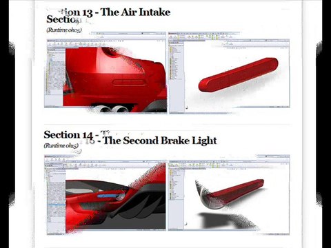 Solidworks Step-by-step Video Tutorial for Surface Modeling