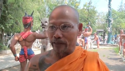 Así es el "infierno" budista, según un templo tailandés