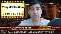 NHL Playoff Pick Game 2 Pittsburgh Penguins vs. Columbus Blue Jackets Odds Prediction Preview 4-19-2014