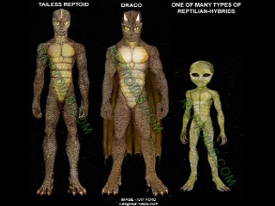 Reptiles humanoïdes venus de l'espace ou résultant d'une évolution parallèle