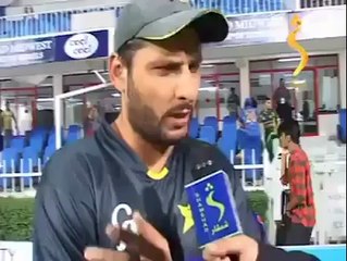 Shahid Afridi New Interview in Pashto 2014