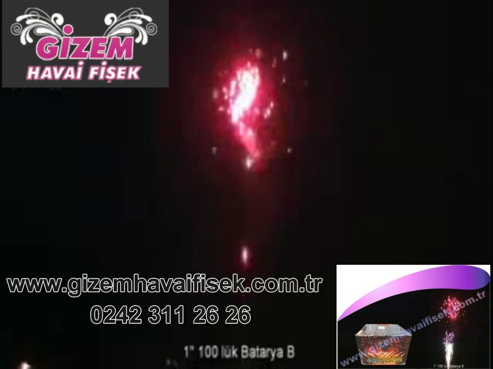 100 Atar İthal Havai Fişek Bataryası