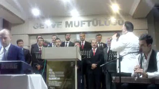 GEYVE MÜFTÜLÜĞÜ TASAVVUF MUSİKİSİ KOROSU KONSERİ-6