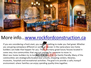 Custom new home builder calgary, calgary Saskatchewan, Construction regina