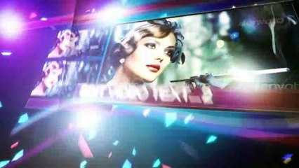 Glowing Shapes - After Effects Template