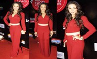 Bollywood Babe Malaika Arora Khan looks Hot in Red Dress at Time Out Food Awards 2011
