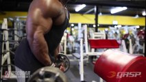 IFBB Pro Brandon Curry Trains Shoulders and Arms 4 Weeks Out from the 2014 Arnold Classic (Part 2)