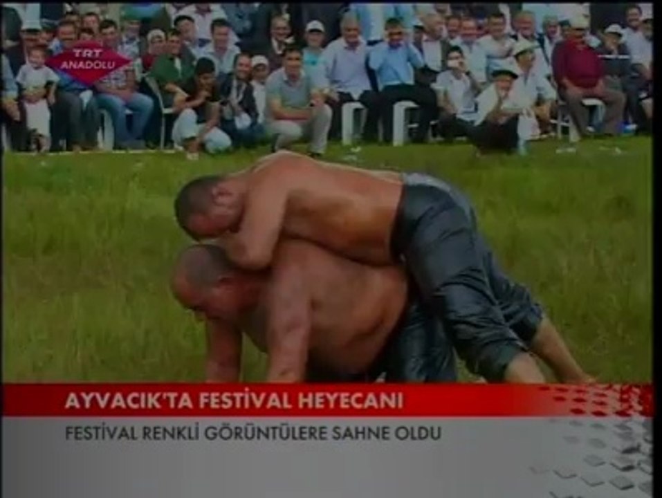 Ayvacık'da Festival Heyecanı TRT ANADOLU Haber 2012