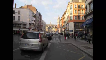Lille en time lapse depuis la vélo.