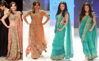 Bollywood Hot Babe Soha Ali Khan & Ria Sen at India International Jewellery Week 2011 Gitanjali Beti Show