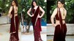 Bollywood Hot Girl Zarine Khan in Backless and Deep Neck Blouse With Backless Saree