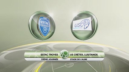 Troyes 0 - 3 USCL - J33 S13/14