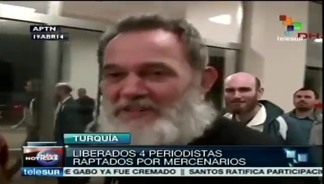 Sanos y salvos los cuatro periodistas franceses secuestrados en Siria