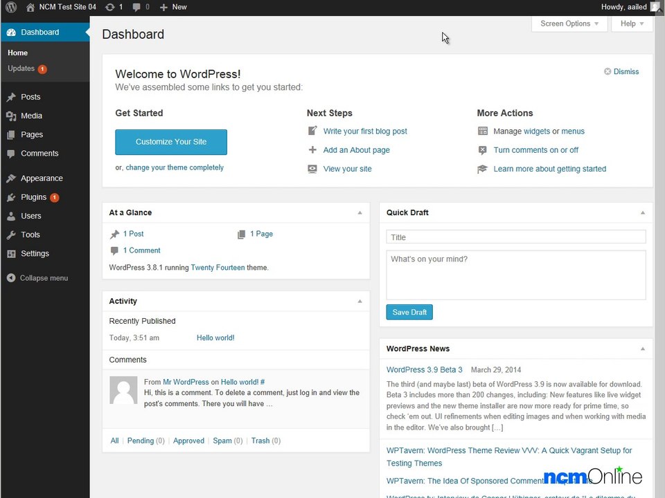 How to install WordPress on A Small Orange web hosting