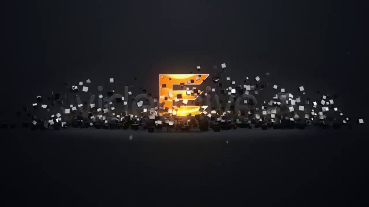 Falling Cubes - After Effects Template