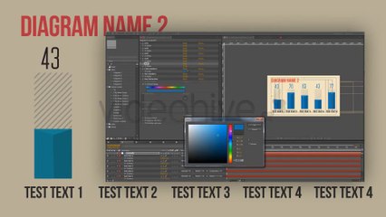 5 Infographics Elements - After Effects Template