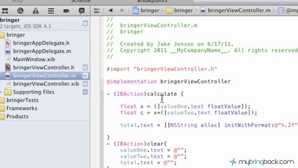 Learn Xcode 4 Tutorial iOS iPad iPhone 1.9 Alert View Option Values