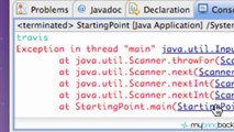 Learn Java Tutorial 1.5- Using Scanner to get User Input