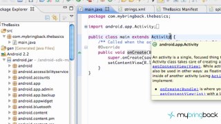 Learn Android Tutorial 1.6- Introduction to Java & Raw folder