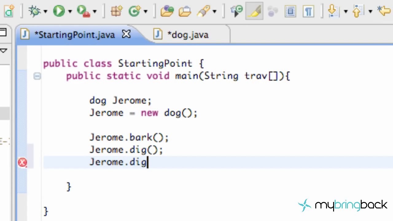 Learn Java Tutorial 1.3- Object Oriented Jerome