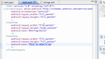 Learn Android Tutorial 1.3- Intro to XML and Custom Layouts