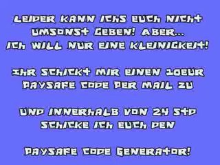 Funktionierender PaySafeCard Generator [v1.7 ]