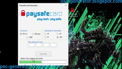 Paysafecard code Generator - Direct Download April 2014 [Proof]