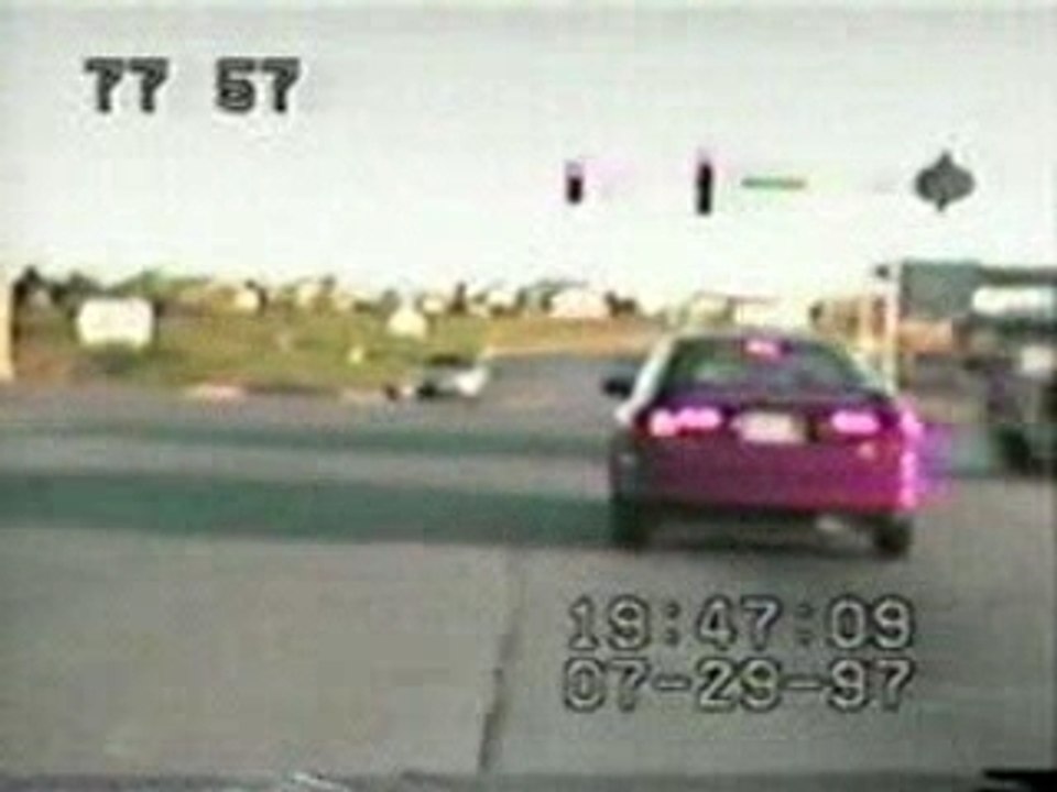 Truck Crashes Car