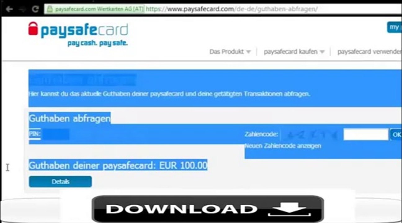 PaySafeCard Generator April 2014