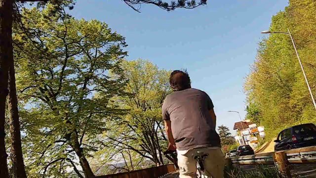 velo dimanche 13 avril Annecy vers Veyrier le retour