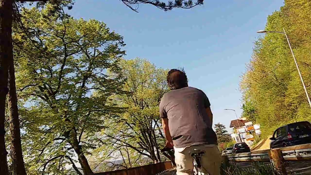 velo dimanche 13 avril Annecy vers Veyrier le retour