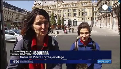 Los cuatro periodistas galos liberados a Francia el domingo