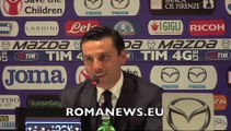 Montella nel post partita di Fiorentina-Roma (19/04/14)
